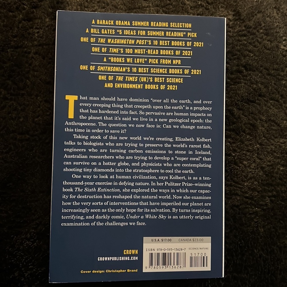 Under a white sky book - Picture 2 of 3